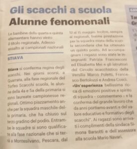 Articolo giornale